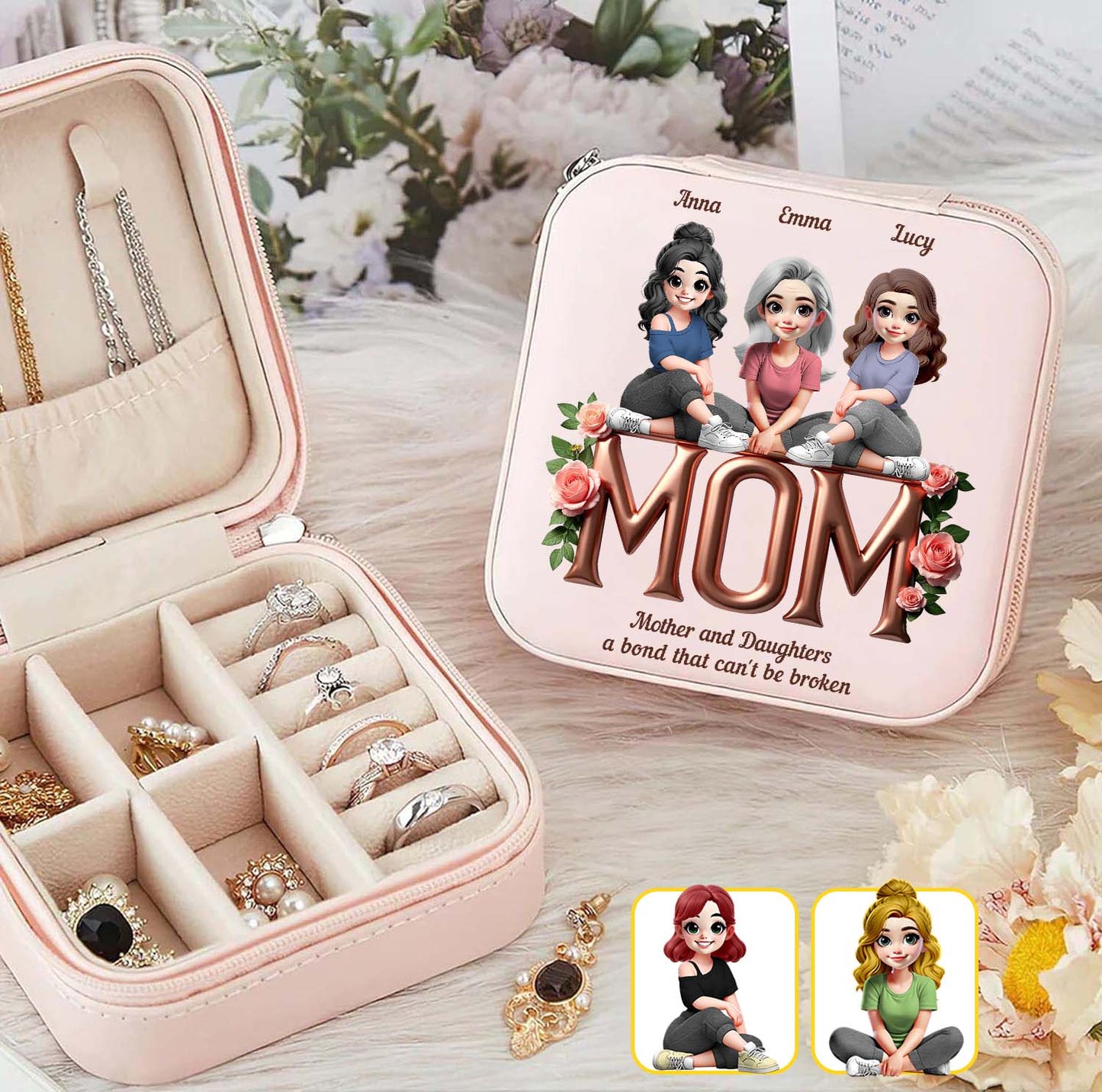 I Love You - Personalized Mother Jewelry Box