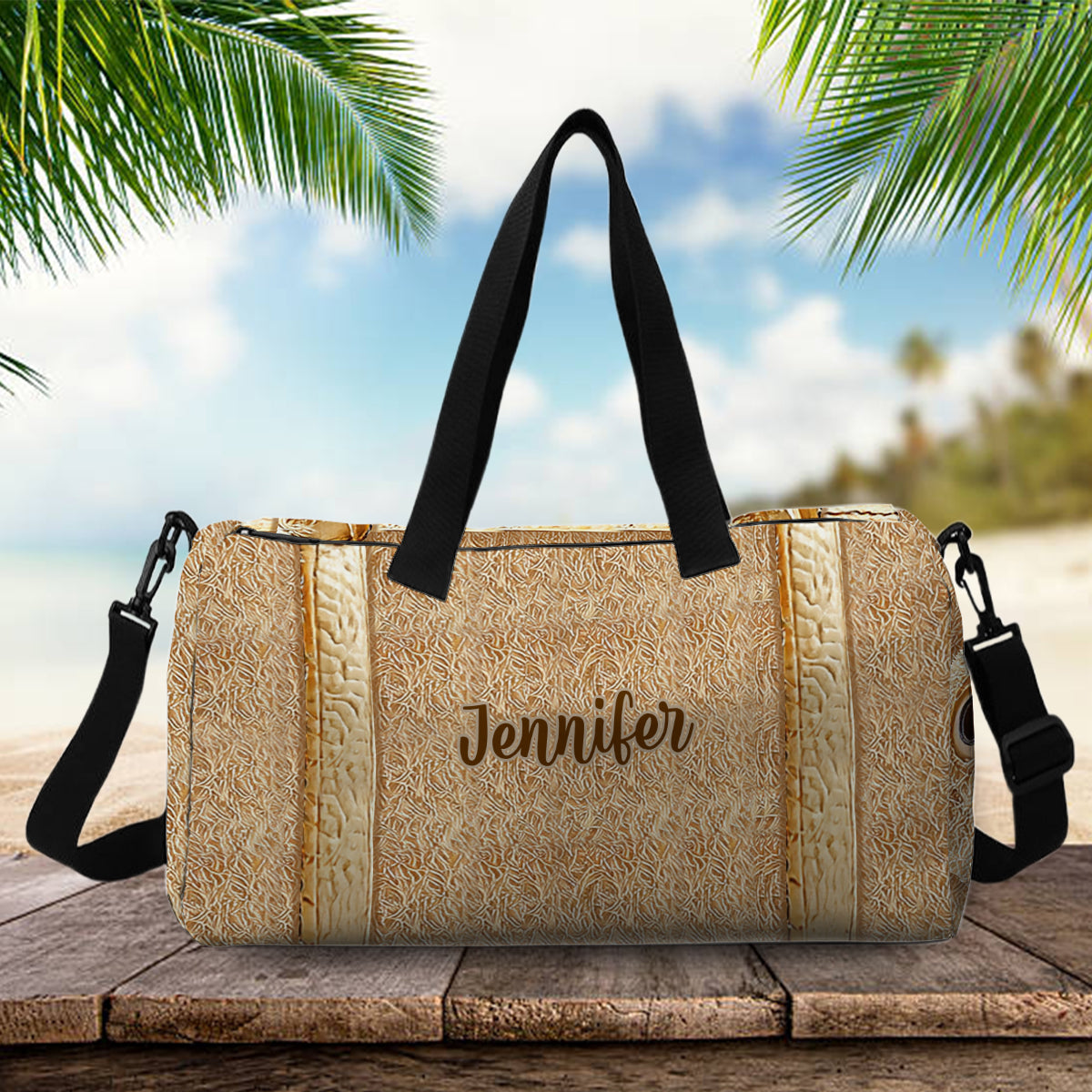 Niedliche Katze – personalisierte Reisetasche mit Katzenmotiv