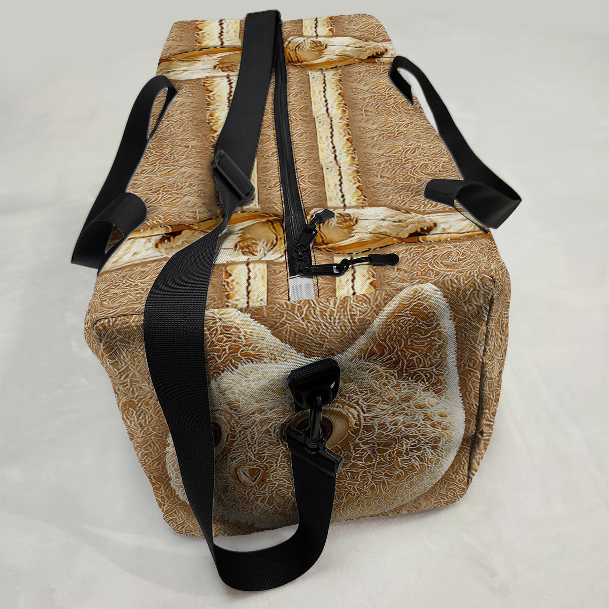 Niedliche Katze – personalisierte Reisetasche mit Katzenmotiv
