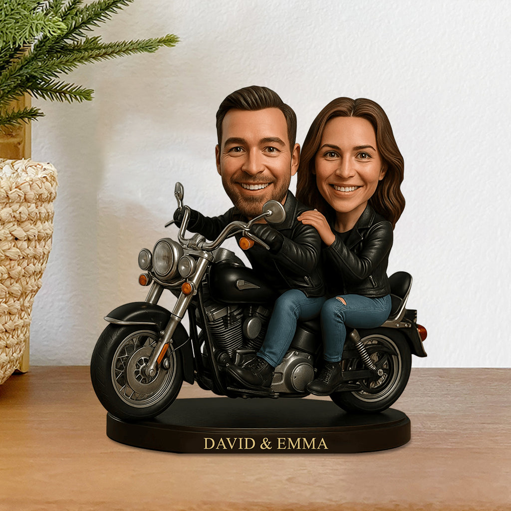 God Blessed The Broken Road - Personalized Couple Custom Shaped Acrylic Plaque