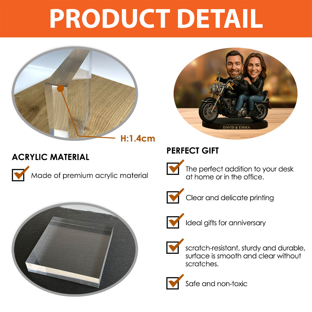 God Blessed The Broken Road - Personalized Couple Custom Shaped Acrylic Plaque