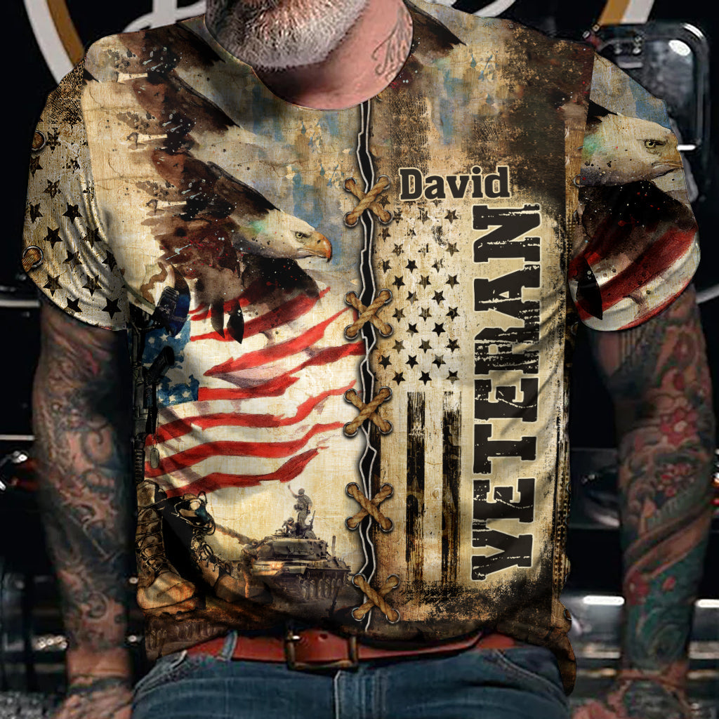 Je suis un ancien combattant - T-shirt personnalisé pour anciens combattants