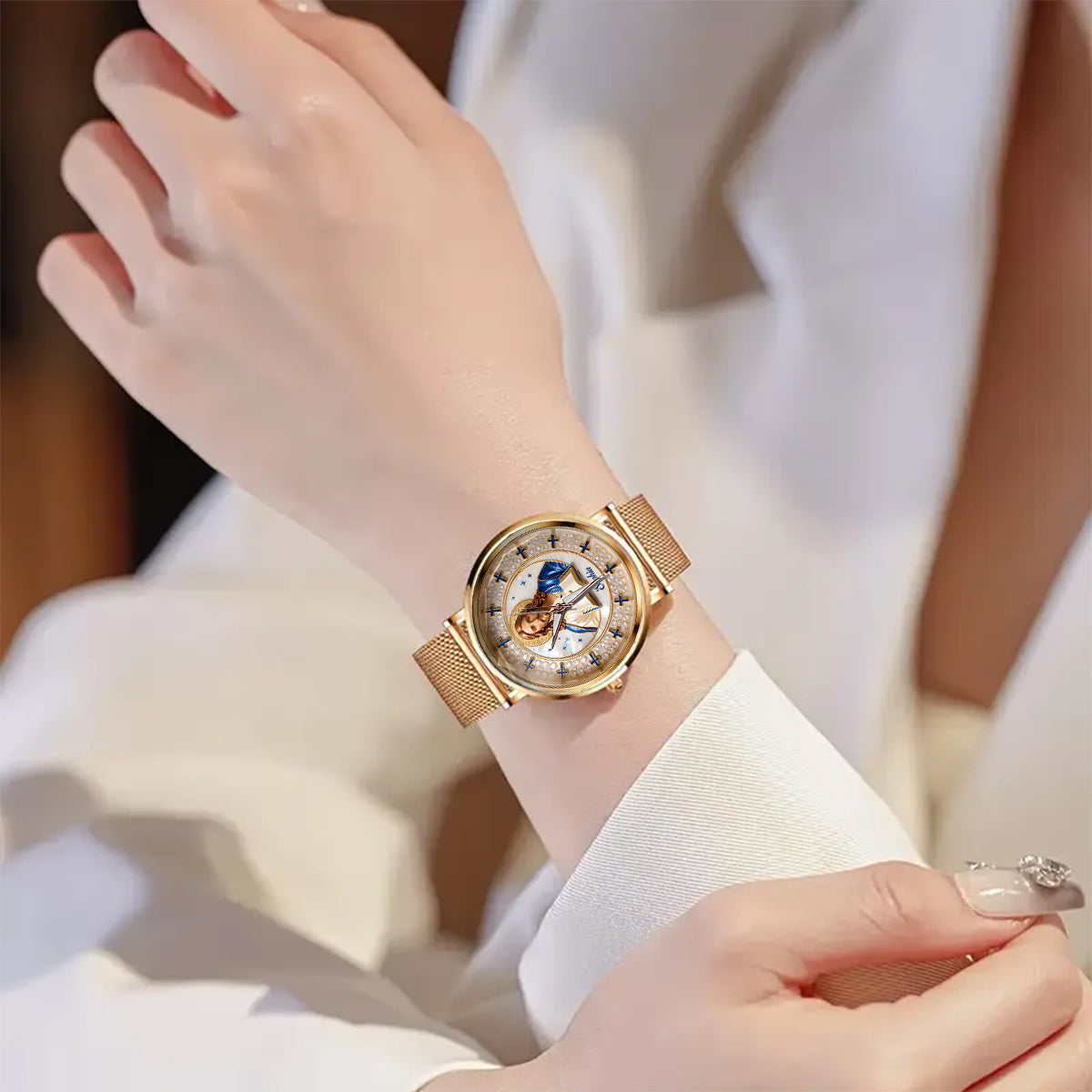 Faith Over Fear - Personalized Christian Women Hand Watch