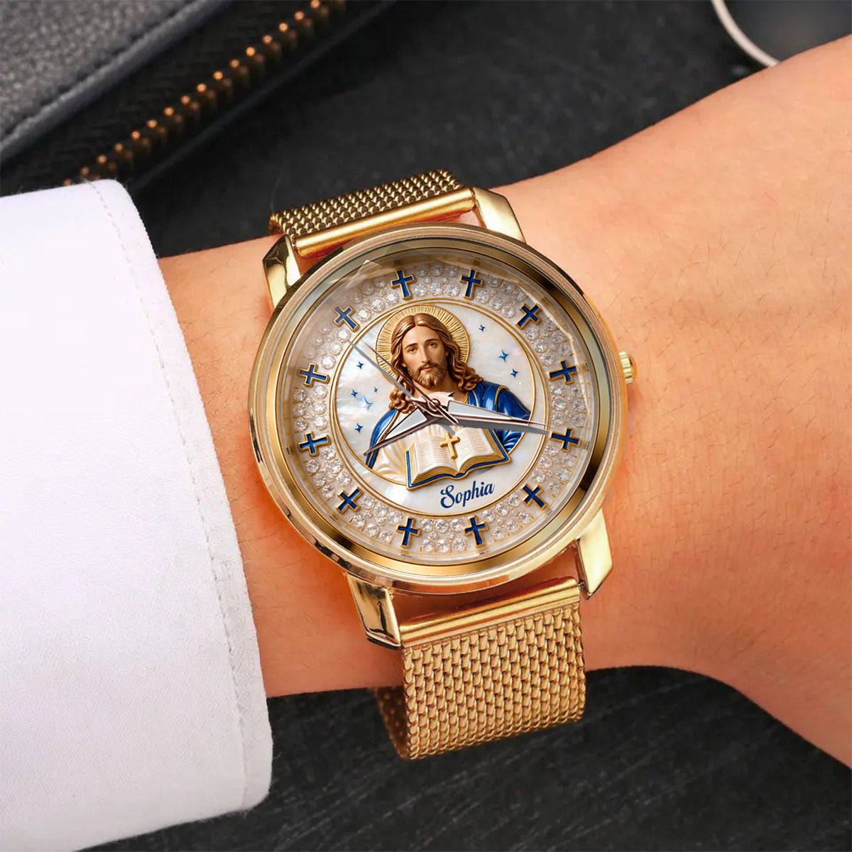 Faith Over Fear - Personalized Christian Women Hand Watch