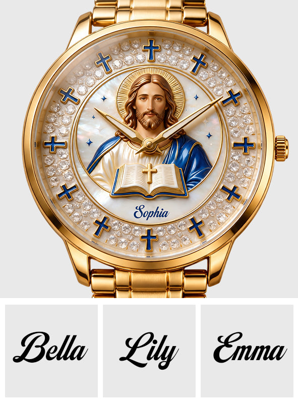 Faith Over Fear - Personalized Christian Women Hand Watch