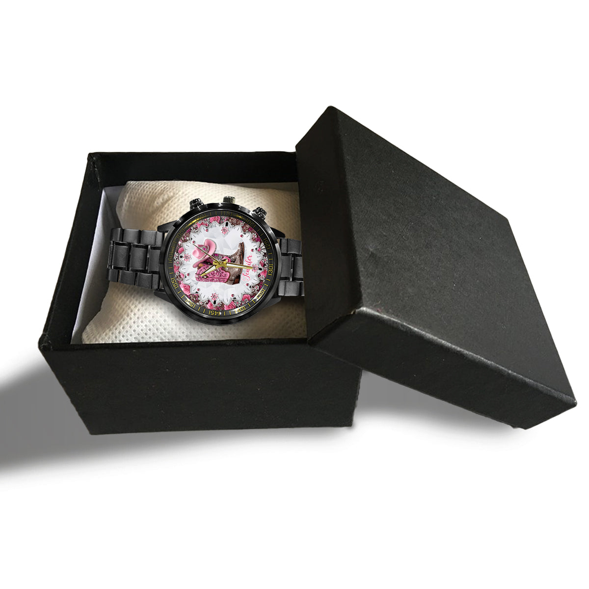 Cowgirl Boots - Personalized Cowgirl Hand Watch