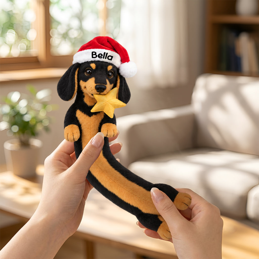 Love Dachshunds - Personalized Dachshund Posable Plush Doll