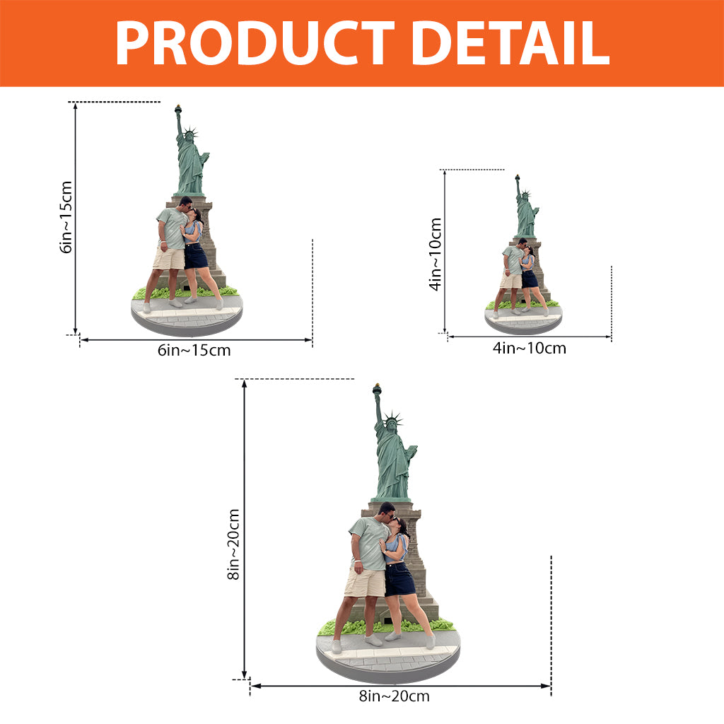 Any Photo Perfect Gift For Couple - Personalized Couple Custom Shaped Acrylic Plaque