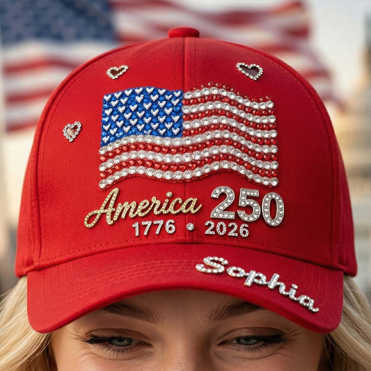 250. Jubiläum Amerikas - Personalisierte Patriot Classic Cap