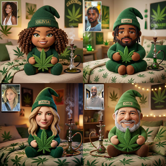 Stoner - Coussin en Fourrure Synthétique Personnalisé