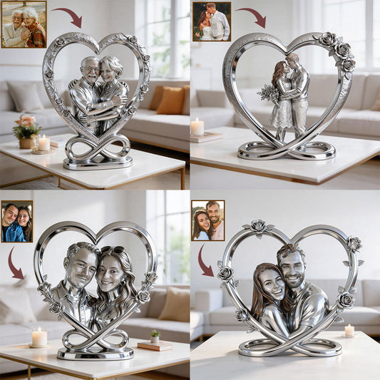 Idée cadeau pour couple - Plaque acrylique personnalisée pour couple.