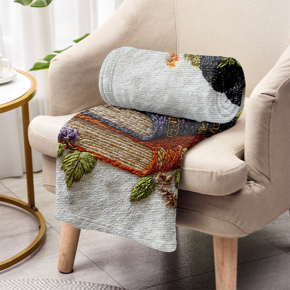 Beautiful Witch Hat - Personalized Witch Blanket