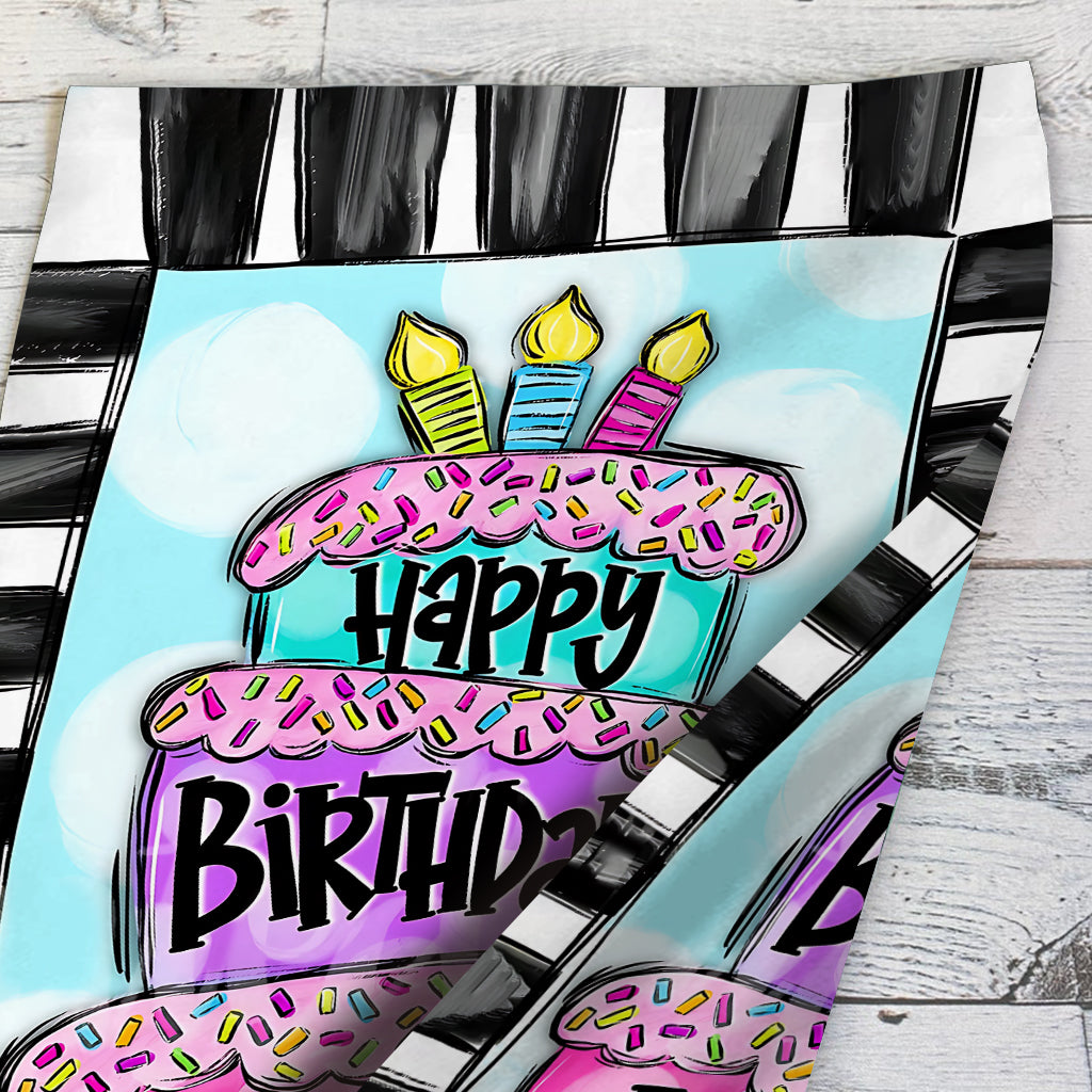 Happy Birthday - Personalized Birthday Garden Flag