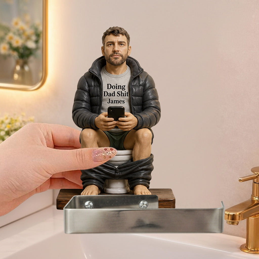 Meilleur Moment de la Journée - Porte-Papier Toilette Personnalisé pour Papa