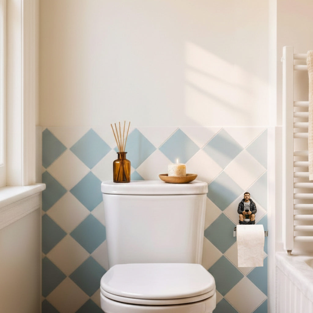 Meilleur Moment de la Journée - Porte-Papier Toilette Personnalisé pour Papa