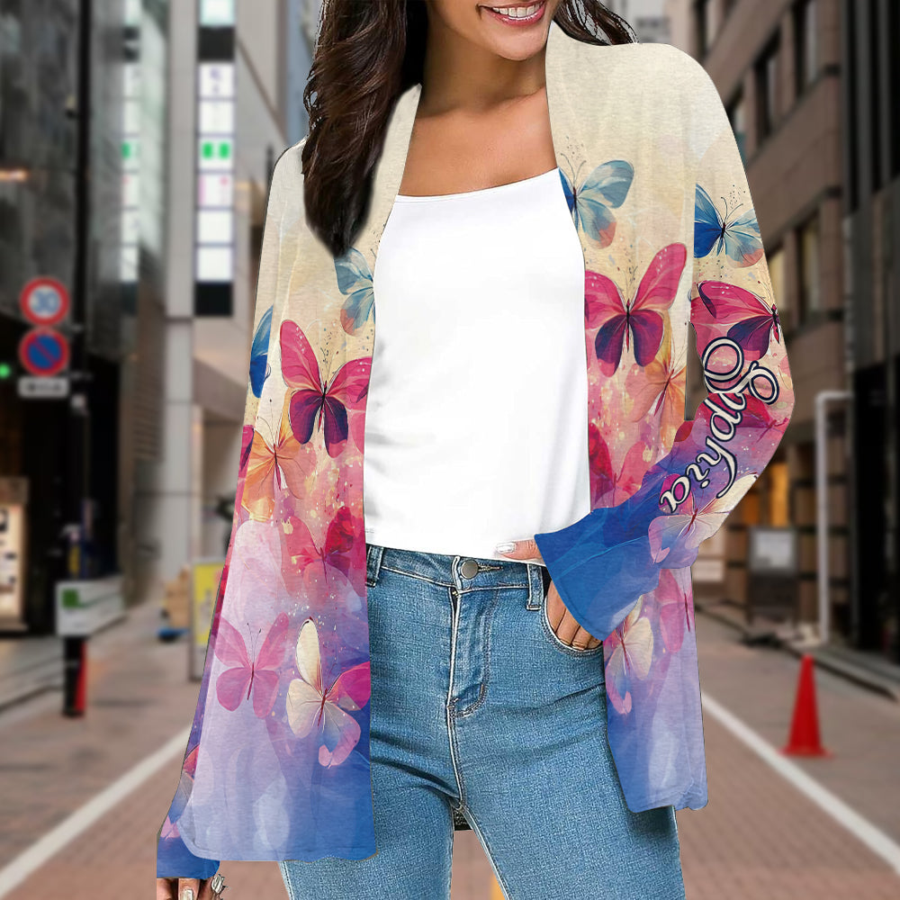 Papillons colorés - Gilet papillon personnalisé