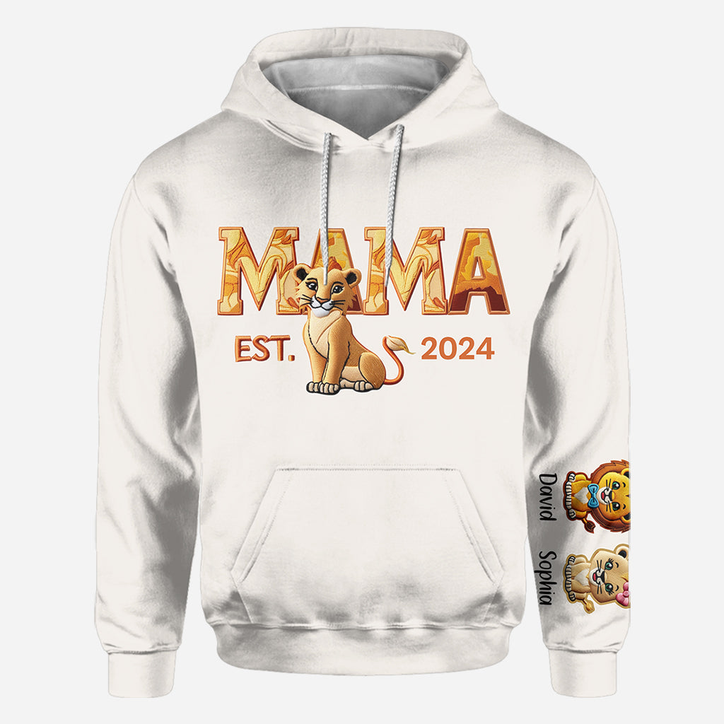 Mama Lion - Personalized Mother All Over Shirt