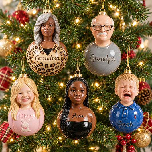 I'm An Ornament - Funny Christmas - Personalized Family Premium 3D Ornament