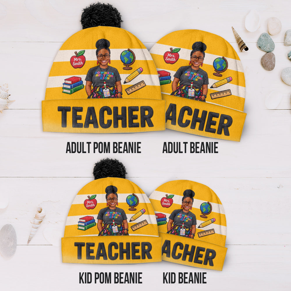 Teacher Life - Personalized Teacher Beanie Hat