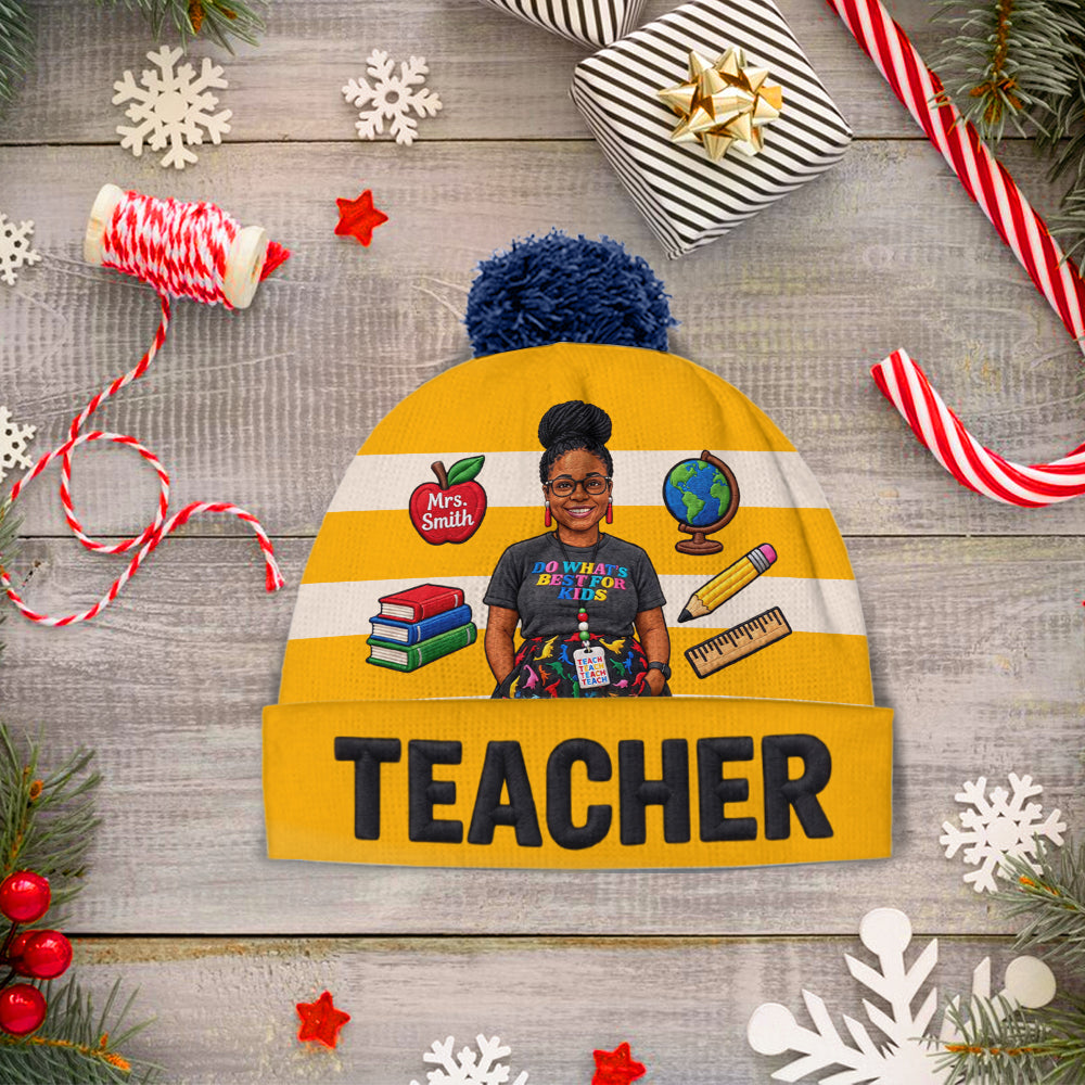 Teacher Life - Personalized Teacher Beanie Hat