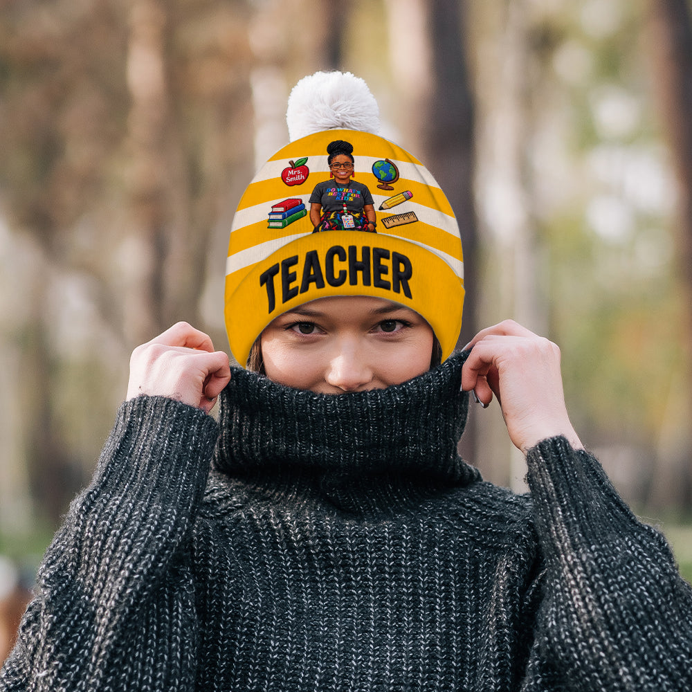 Teacher Life - Personalized Teacher Beanie Hat