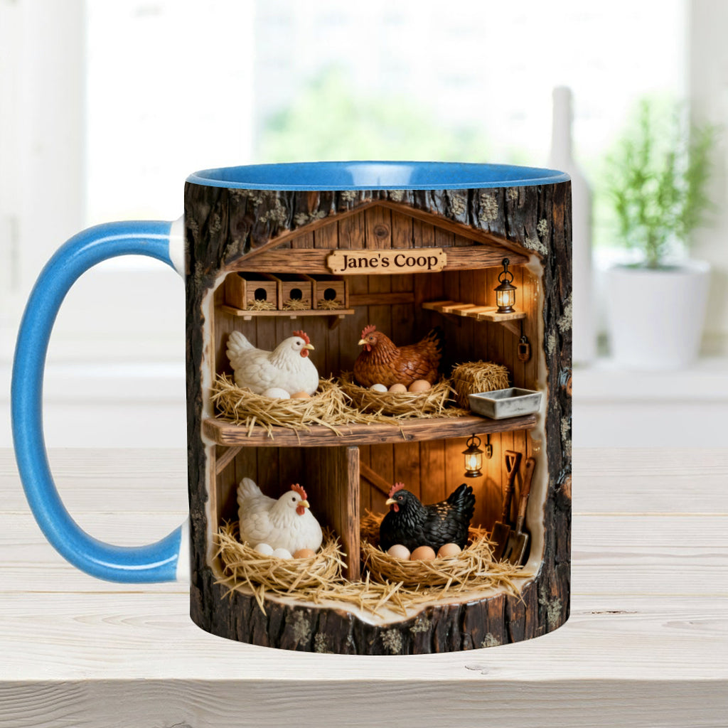 The Little Coop – Personalisierte Tasse mit Hühnermotiv