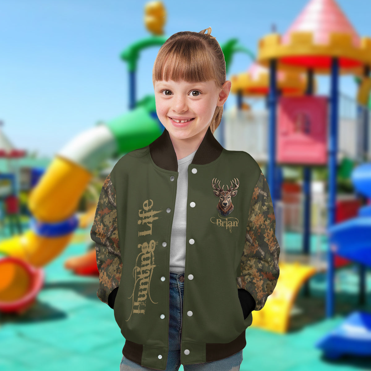 Cool Hunting – Personalisierte Jagd-Collegejacke