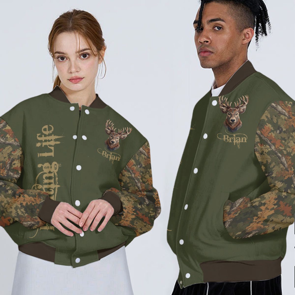Cool Hunting – Personalisierte Jagd-Collegejacke