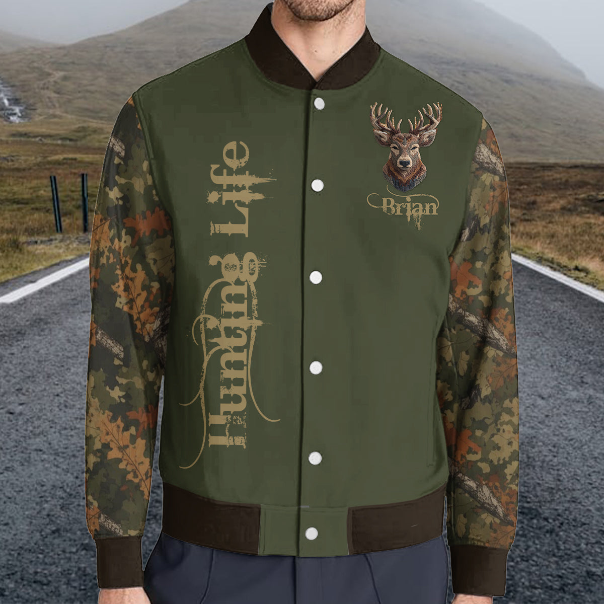 Cool Hunting – Personalisierte Jagd-Collegejacke