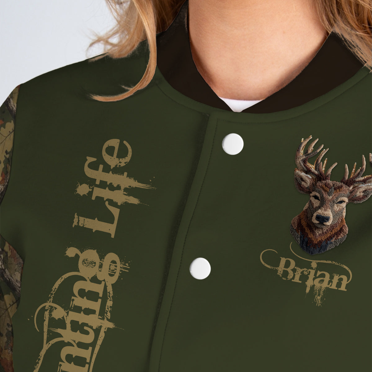 Cool Hunting – Personalisierte Jagd-Collegejacke