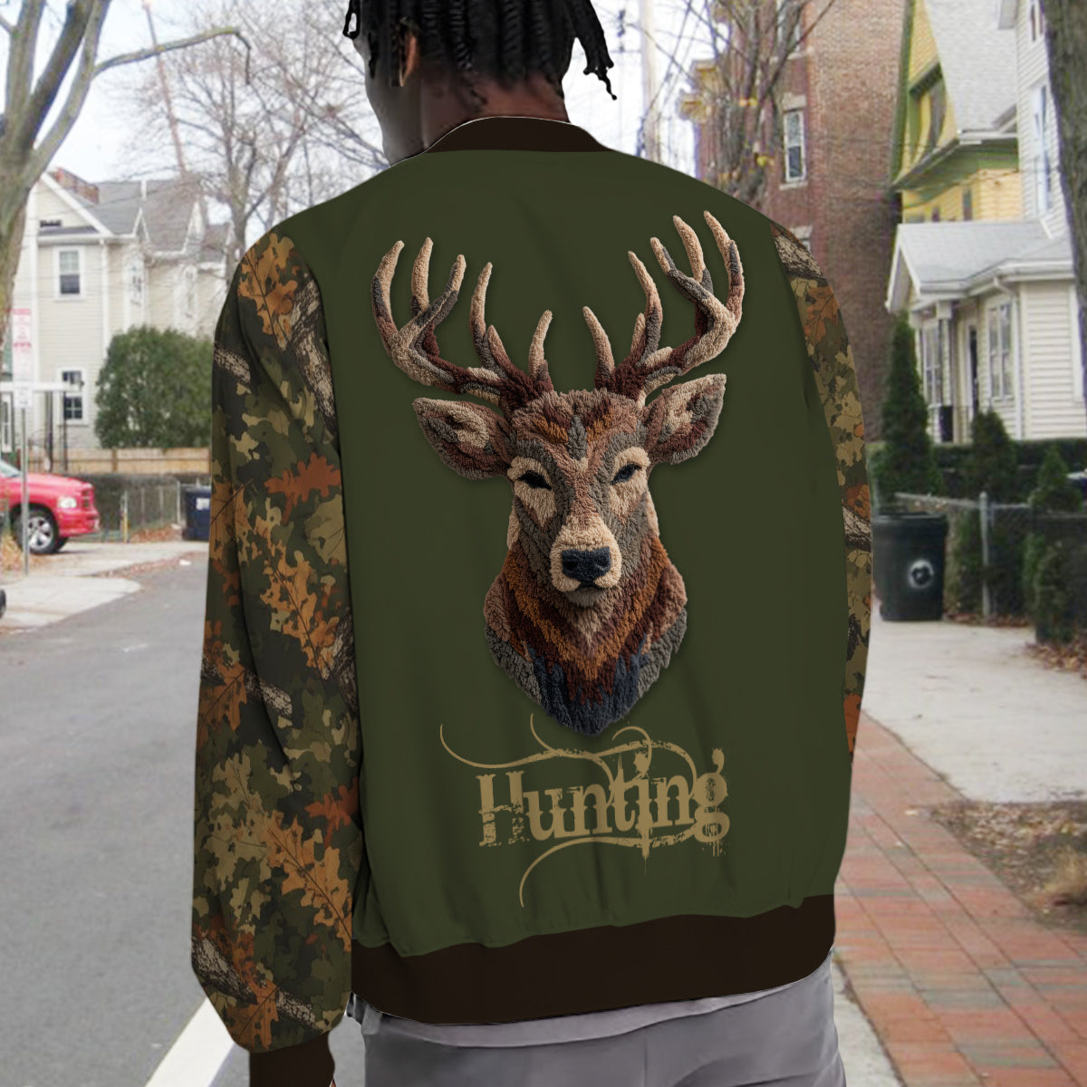 Cool Hunting – Personalisierte Jagd-Collegejacke