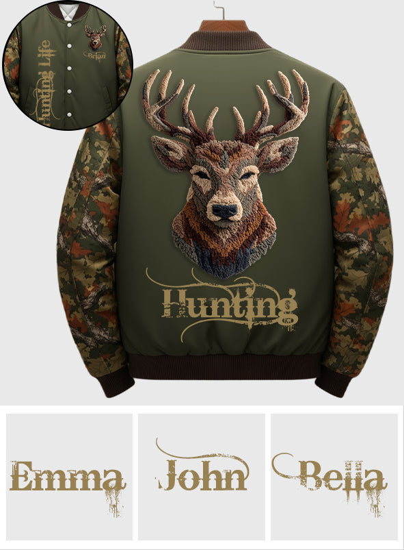 Cool Hunting – Personalisierte Jagd-Collegejacke