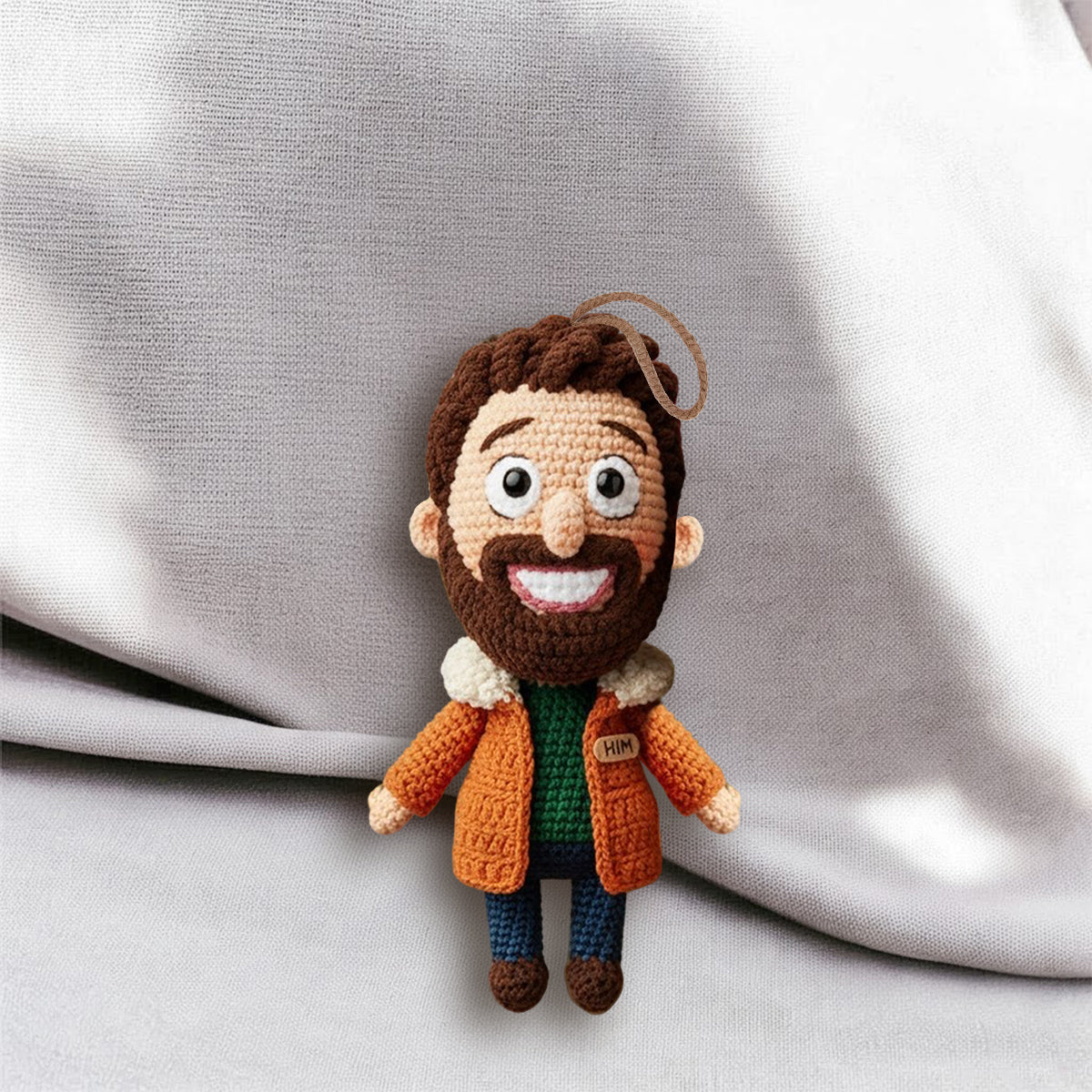 Loving Christmas - Personalized Couple Handmade Crochet Ornament