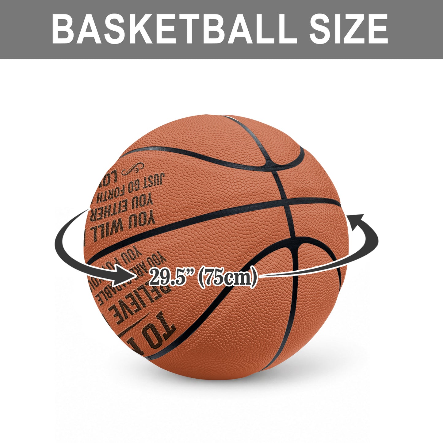 Geschenk für sportliche Kinder, American Football, Basketball, Fußball, Baseball - Personalisierter Basketball Multi-Sport Ball