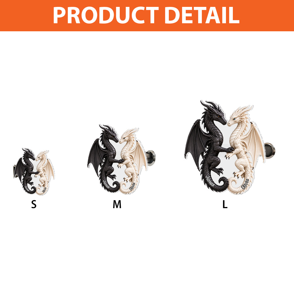 Couple Gift - Personalized Dragon Curtain Tieback