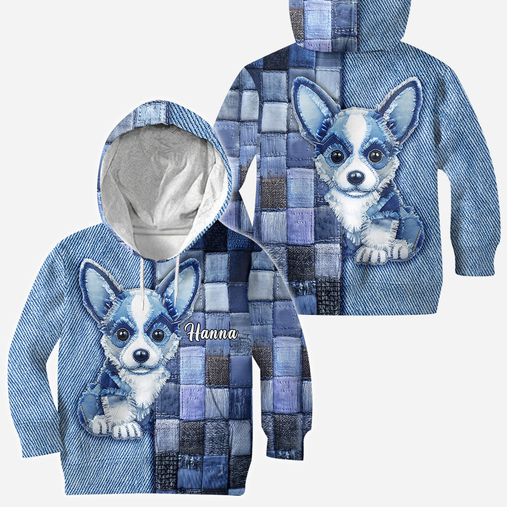 Love Pembroke Welsh Corgi - Personalized Dog All Over Shirt