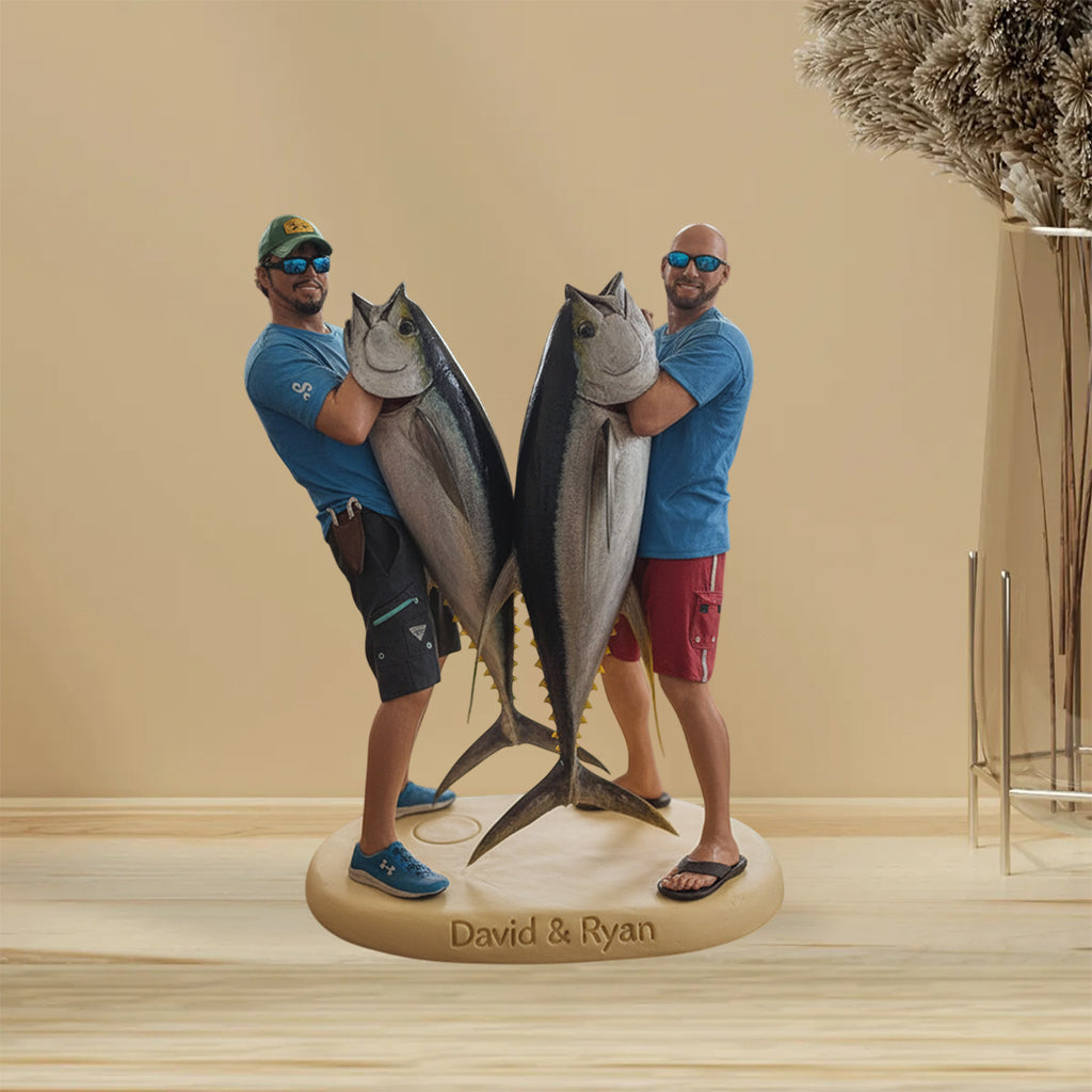 Cadeau idéal pour les passionnés de pêche - Plaque acrylique personnalisée sur le thème de la pêche