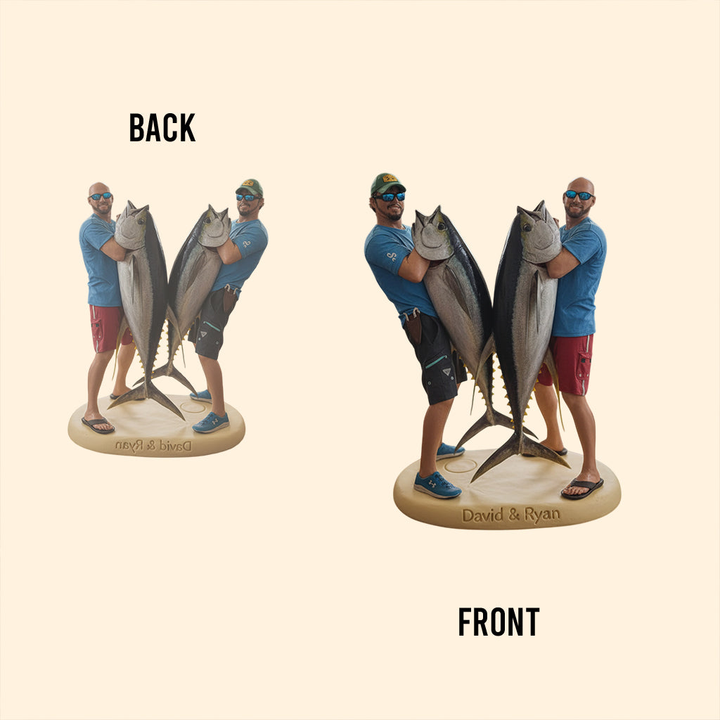 Cadeau idéal pour les passionnés de pêche - Plaque acrylique personnalisée sur le thème de la pêche