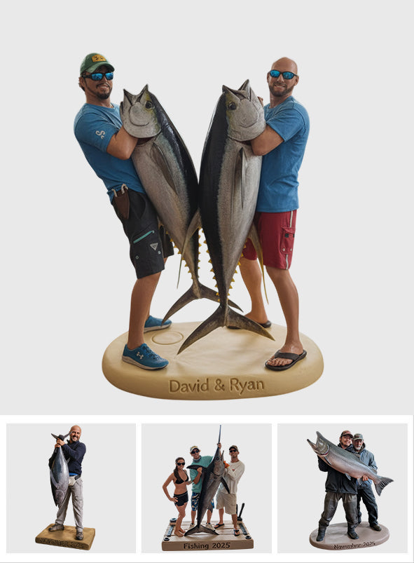 Cadeau idéal pour les passionnés de pêche - Plaque acrylique personnalisée sur le thème de la pêche