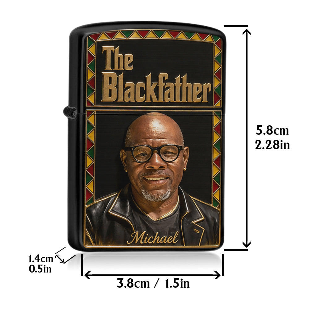 Der Blackfather - Personalisierter Afroamerikanischer Feuerzeug