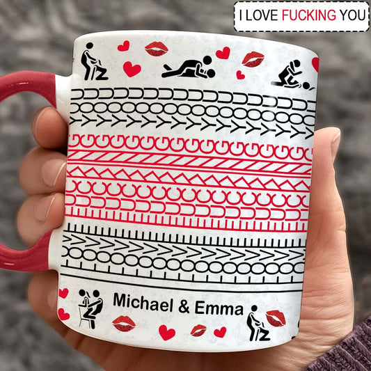 I Love You Baby - Personalized Couple Accent Mug