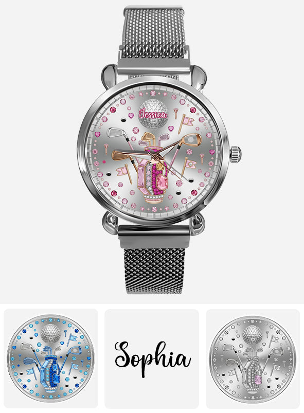 Love Golf – Personalisierte Golf-Damen-Handuhr 