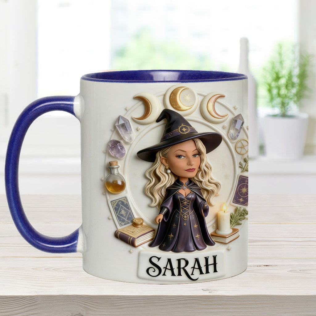 Magische Hexe – Personalisierte Tasse mit Hexenmotiv