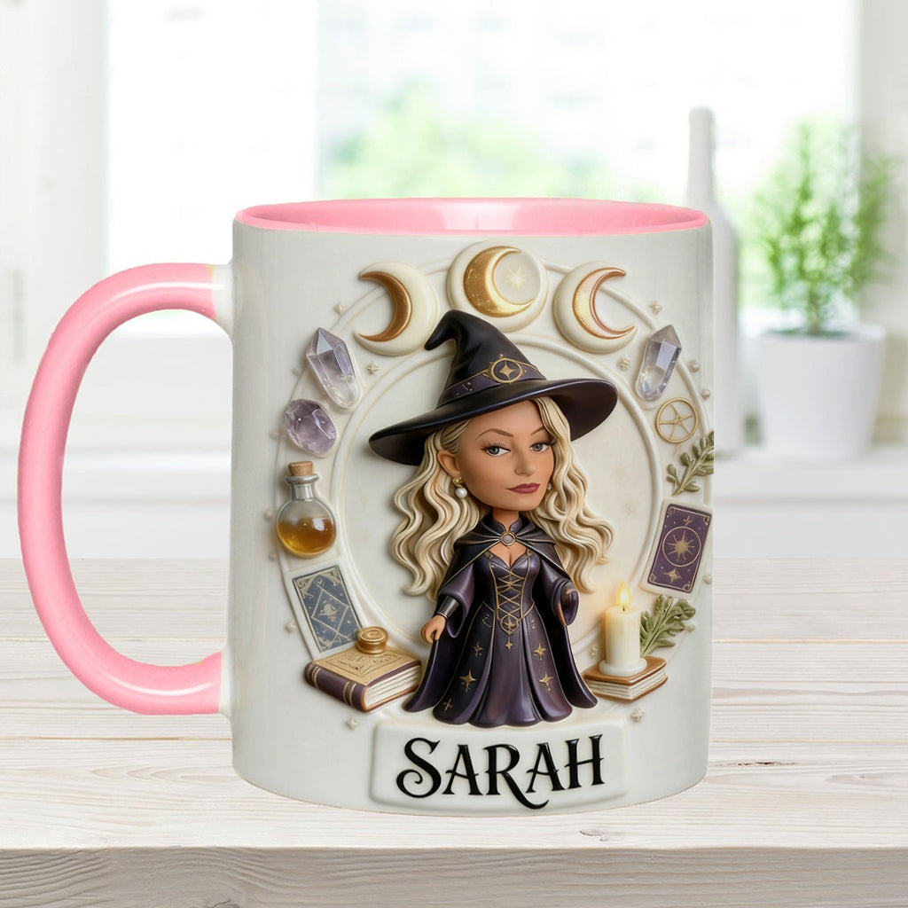 Magische Hexe – Personalisierte Tasse mit Hexenmotiv