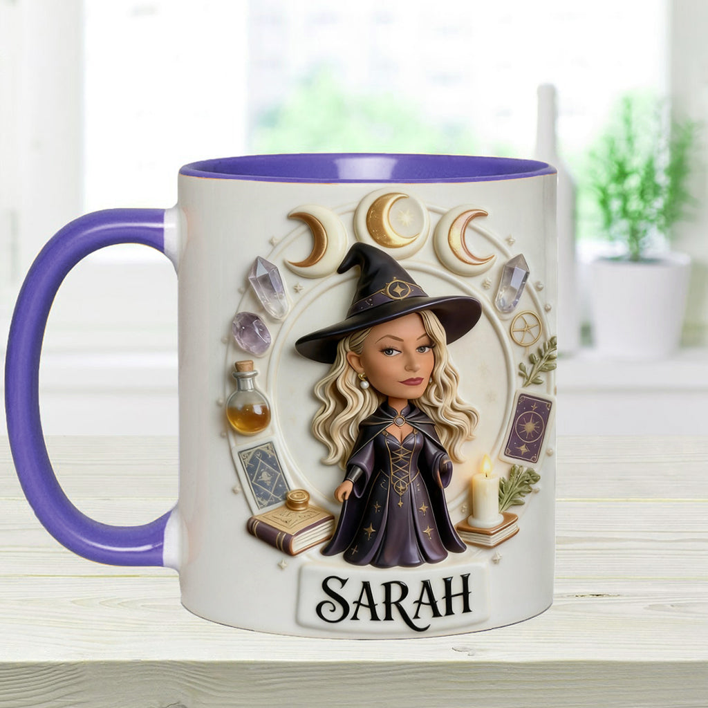 Magische Hexe – Personalisierte Tasse mit Hexenmotiv