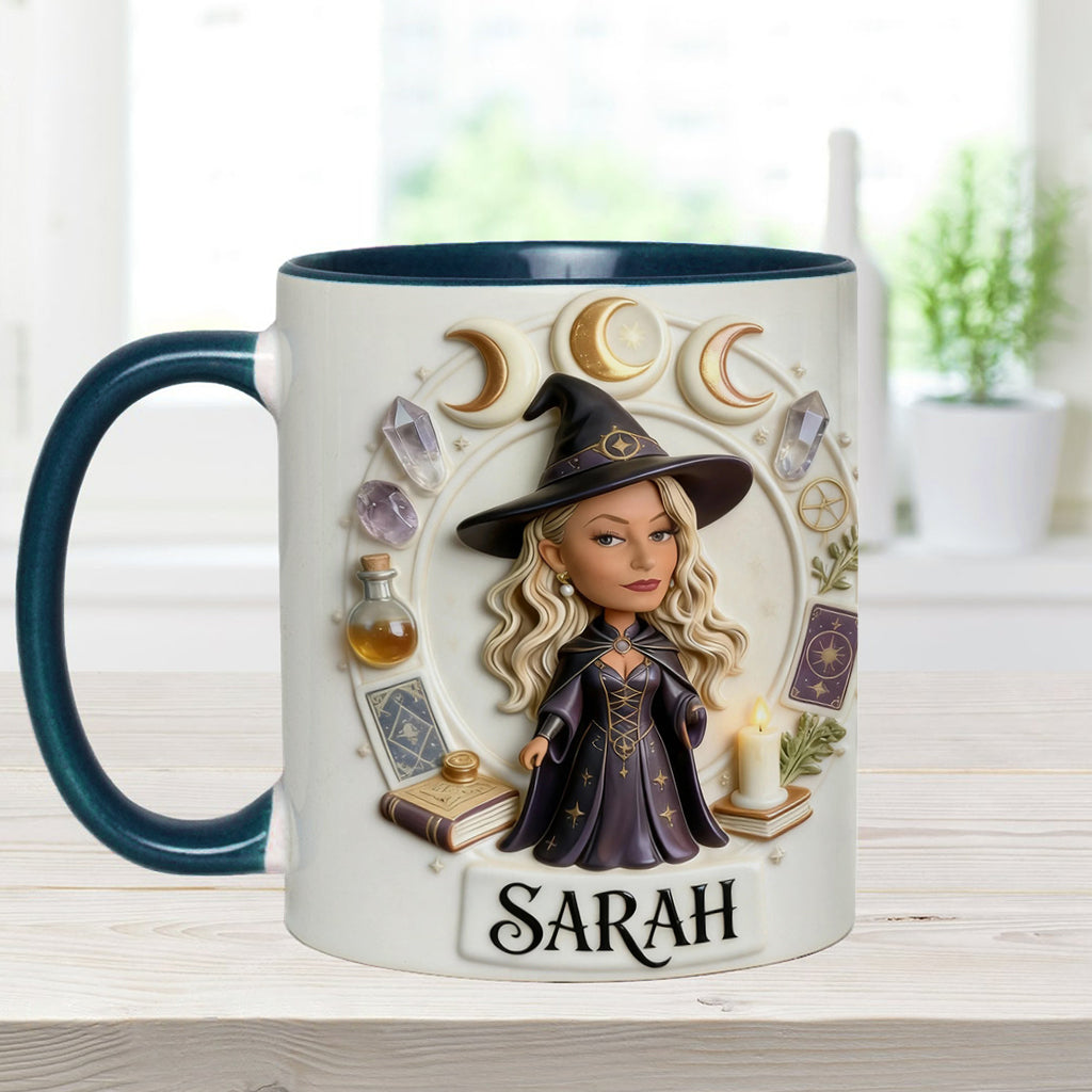 Magische Hexe – Personalisierte Tasse mit Hexenmotiv