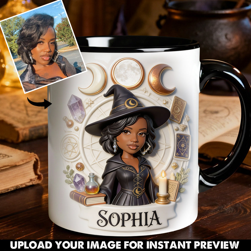 Magische Hexe – Personalisierte Tasse mit Hexenmotiv