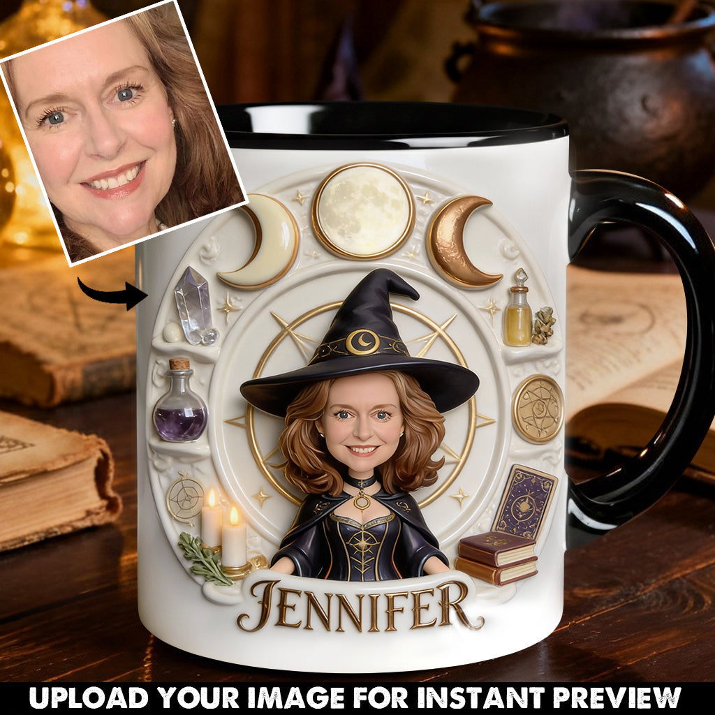 Magische Hexe – Personalisierte Tasse mit Hexenmotiv