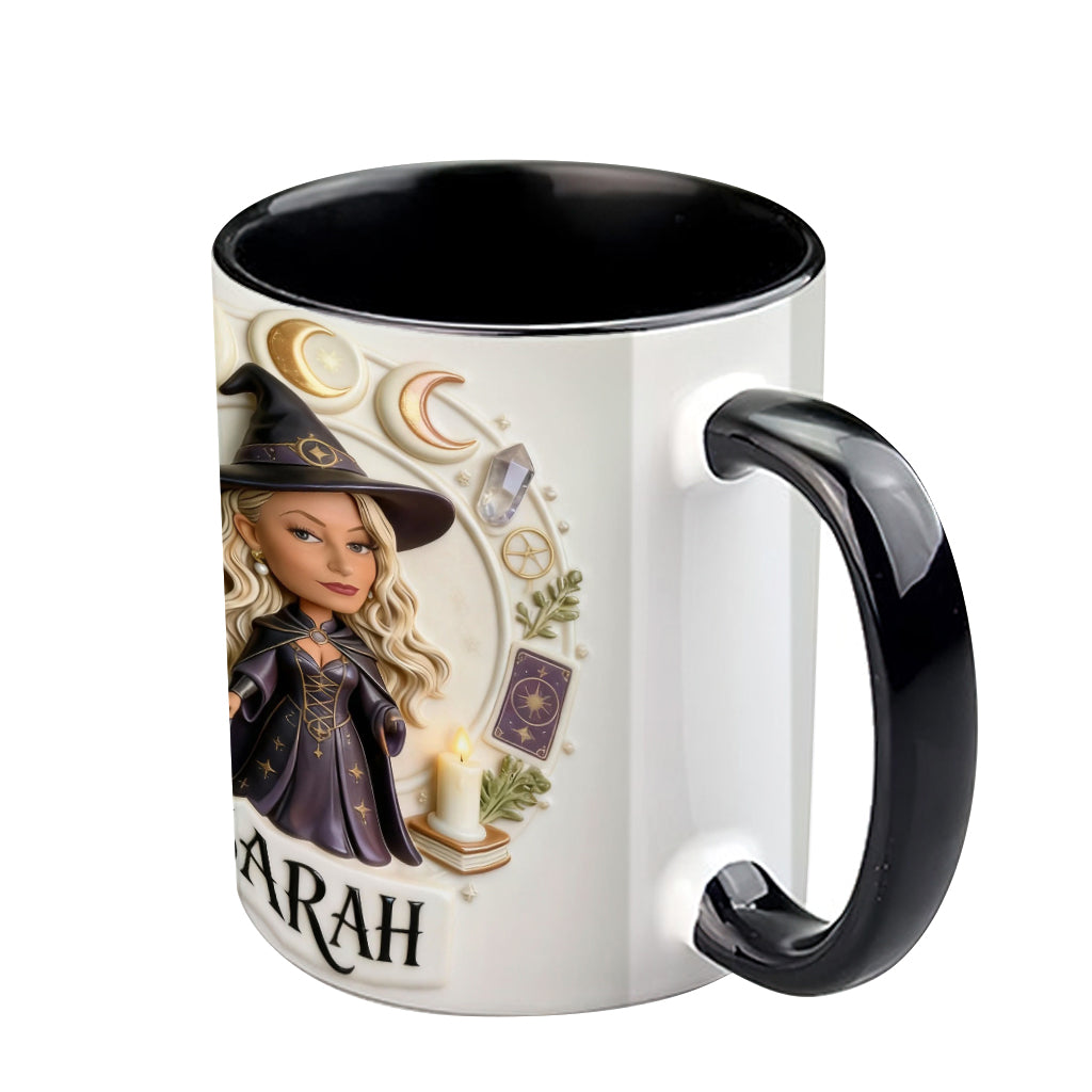 Magische Hexe – Personalisierte Tasse mit Hexenmotiv
