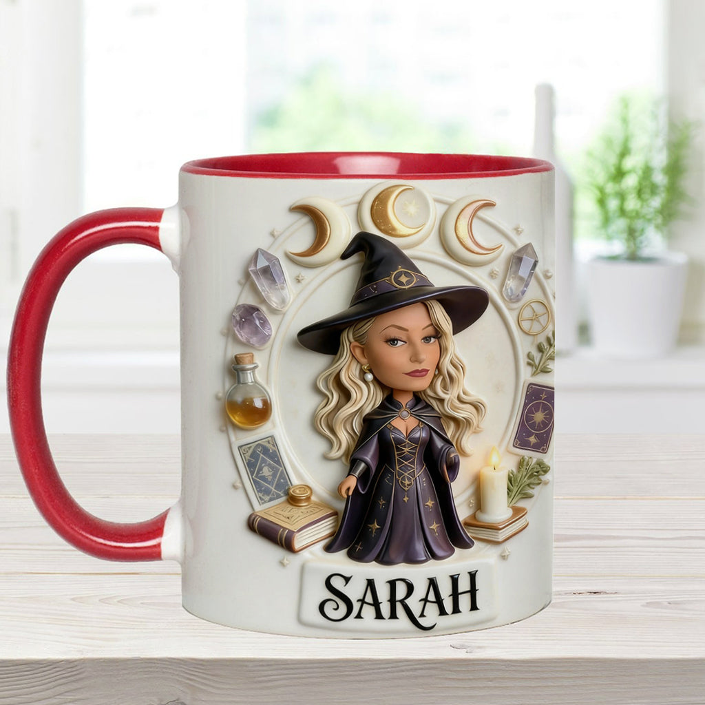 Magische Hexe – Personalisierte Tasse mit Hexenmotiv